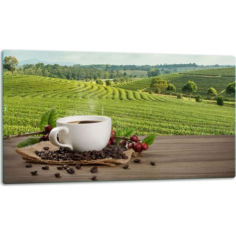 Planche à découper en verre 52x30 café (1/5)