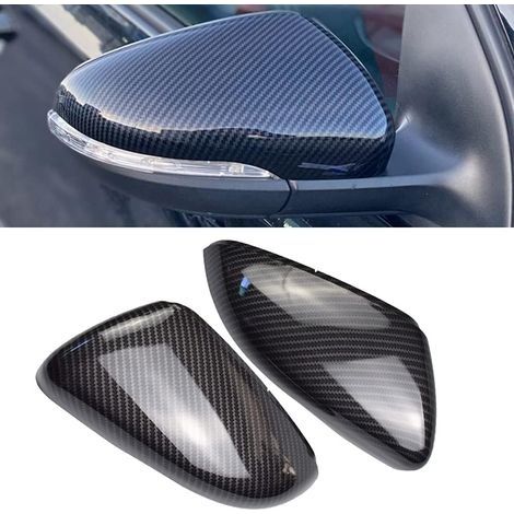 1 paire Couvercle de rétroviseur de rétroviseur gauche Couvercles de miroir à droite pour VW Golf 6 MK6 T-ouran (1/5)