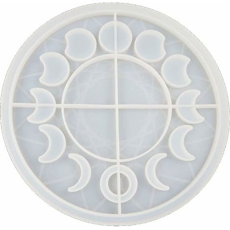 Coaster mold, wall hanging, resin ornament, round epoxy mold