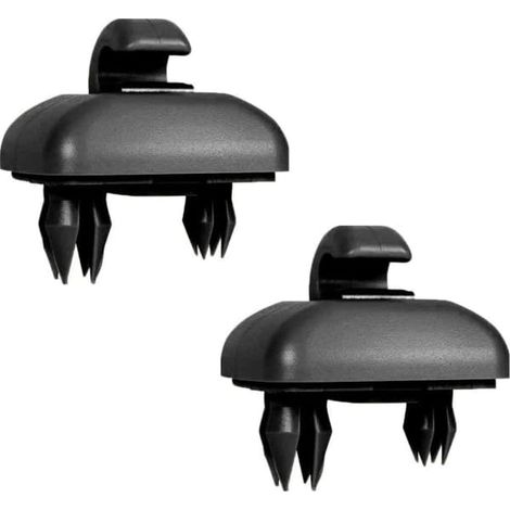 Ecleanfy - Paquet de 2 Clips de pare-soleil de voiture, Clips de pare-soleil pour Audi A1 A3 A4 A5 Q3 Q5(8E0 857 562) A7 B6 B7 B8 S4 S5 (1/5)