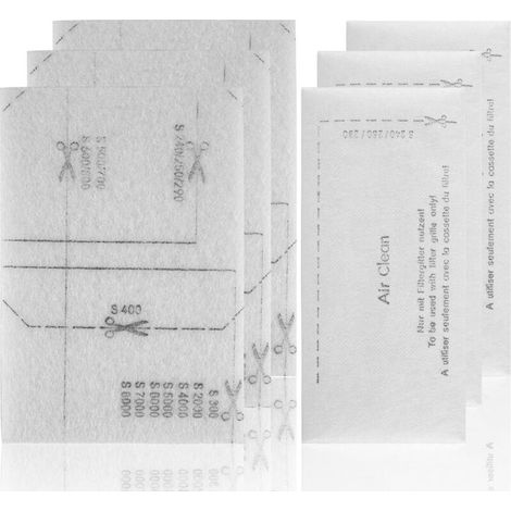 Compatibles avec Miele Filtre D'échappement Microfiltres SF-SAC20/30 avec Filtre moteur 6713110 Filtre à air Filtre à poussière Filtres pour Aspirateur Air Clean pour Miele, pour aspirateurs avec sac (1/4)