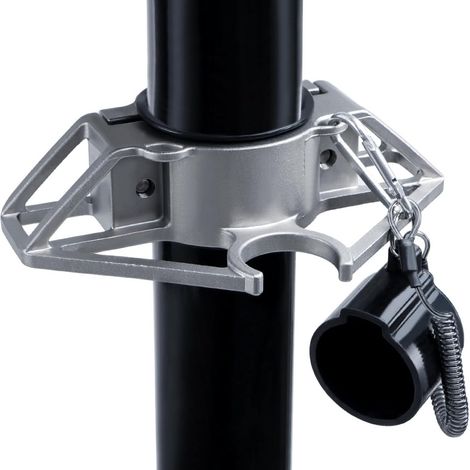 Organisateur de chaîne de traction pour remorque en acier inoxydable avec support de prise de remorque à 7 broches, support de câble de remorque robuste (1/4)