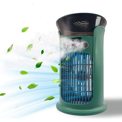 Ventilateur portable, humidificateur d'air alimenté par USB, ventilateur de refroidissement ultra-silencieux (1/5)