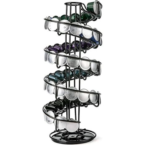 Organisateur pour capsules de café, pour plan de travail de cuisine, bar à café, bureau ou hôtel.-AquaForge (1/2)