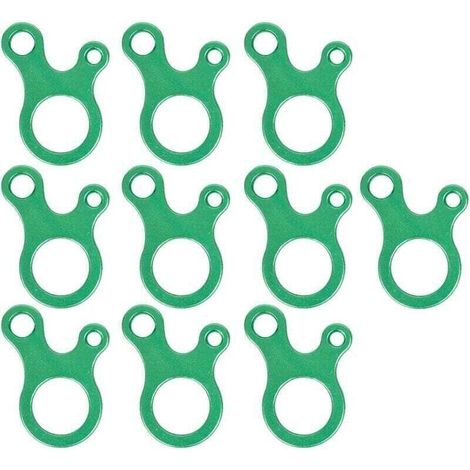 10PCS Tendeur de Tente 1 Trous Tendeur de Corde de Hauban Alliage d’Aluminium Camping randonnée Corde Accessoire (1/4)