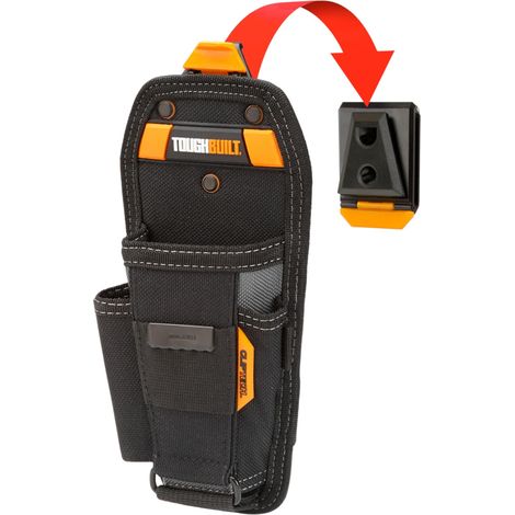 Toughbuilt TB-CT-35-L Werkzeugtasche / Zangentasche mit 4 Fächern und Schlaufen mit ClipTech™