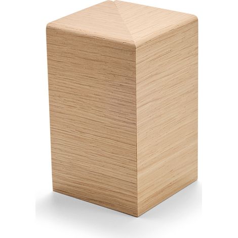 KGM Außenecke für Heizungsrohrverkleidung Modern Profil MDF Eiche Natur lackiert 57x100 mm