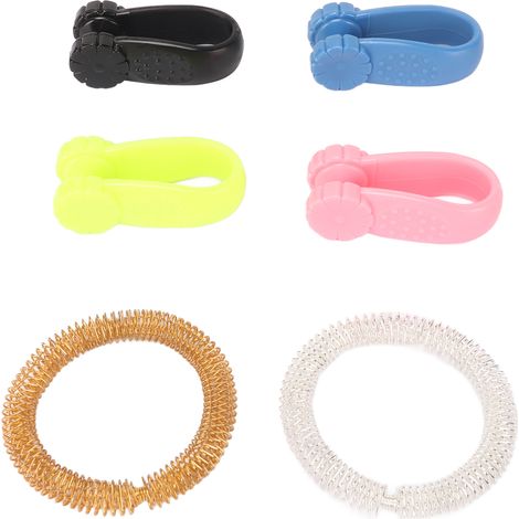 Clip d'Acupression Fleur Portable pour Soulager Migraine et Points de Pression (1/5)