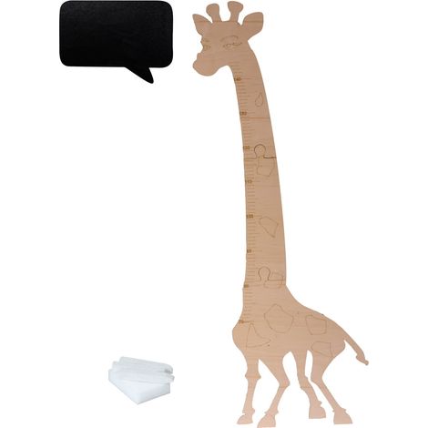 Misuratore di altezza della giraffa in legno