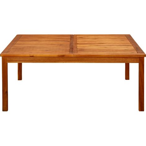 Maison Exclusive - Garten-Couchtisch 110x110x45 cm Massivholz Aka