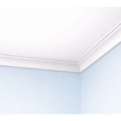 Corniche plafond C160 7 x 5 cm - Polyuréthane Cimaises &+
