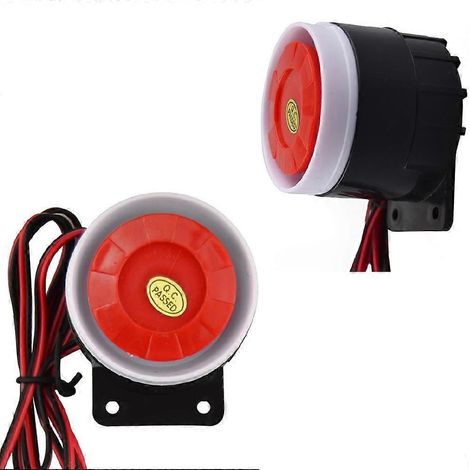 2 bocinas de marcha atrás universales de 12 V, antirrobo y a prueba de polvo para triciclos y patinetes eléctricos. Alarma alta con bocina antirrobo. (1/5)
