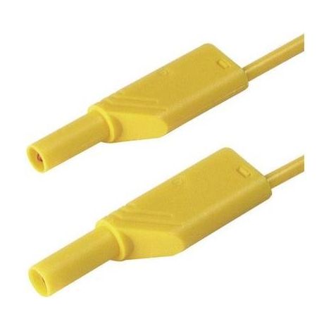 Hirschmann Test & Measurement MLS WS 25/1 ge Puntali di sicurezza Spina a banana 4 mm Spina a banana 4 mm 25.00 cm Gial