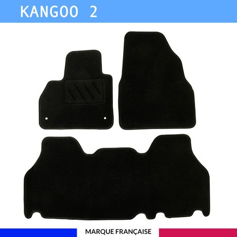 Tapis de voiture - Sur Mesure pour KANGOO 2 (dès 2008) - 4 pièces - Tapis de sol antidérapant pour automobile (1/4)