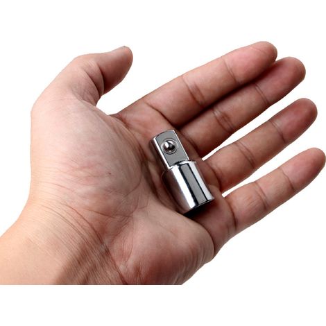 Adaptateur douille/carré Adaptateur grande mouche/moyenne mouche/petite mouche Adaptateur 1/2 trou/quart de tête, 1pc (1/3)