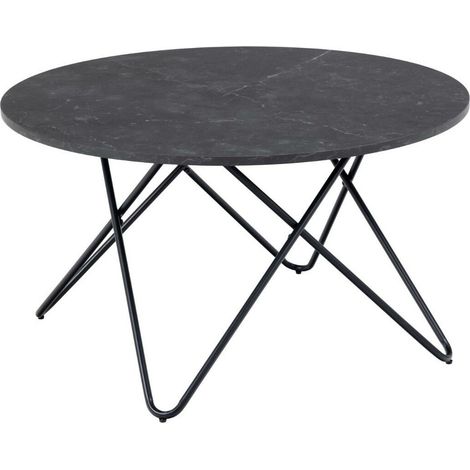 Mesa de centro Norsica 782 , 45x0x0cm, Diámetro: 80, MDF, Redonda