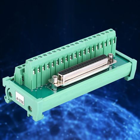 Bornier, connecteur de fil, module PLC DB37P, rail DIN 35 mm, fournitures électriques (1/5)