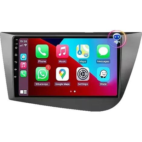 Sistema multimediale touchscreen, compatibile con Seat Leon 2 MK2 2005-2012, T3L Plus-MIC-CAM (1/2)