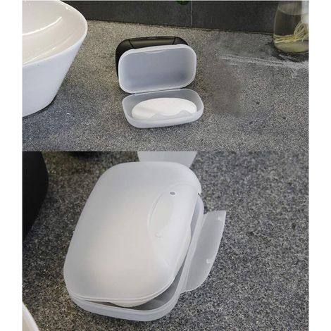 Boîte à savon de voyage créative faite à la main, étanche pour la maison et l’extérieur (1/2)