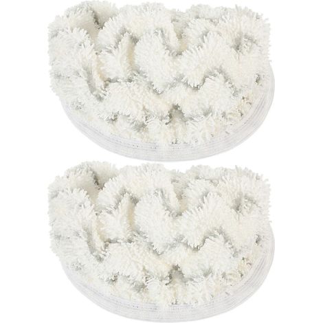 Lot de 2 lingettes de rechange réutilisables pour balai Swiffer, compatibles avec les balais Swiffer. (1/4)