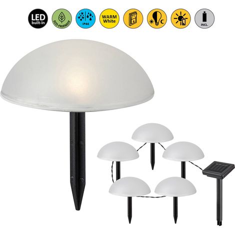 Lampada di salvezza Treppio LED in plastica 1W IP44 4000K L: 400 cm H: 6 cm Ø15 cm con sensore (1/5)