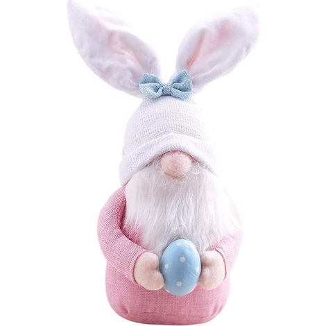 Ensemble de 3 Nains en peluche, Œuf de Pâques, Décoration intérieure, Faits main, Table, Cadeau pour enfants (1/5)
