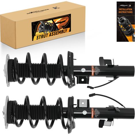 Pair Front Shock Absorber Struts w/ Magnetic For Range Rover Evoque L538 11-18 (1/5)