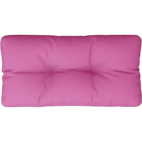 Coussin de plateau rose, dimensions 70x40x12 cm, en tissu. (1/5)