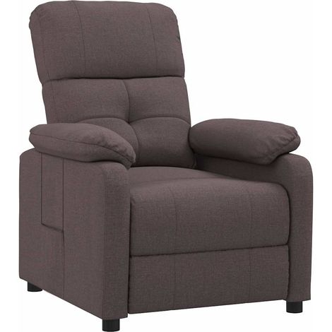 Maison Exclusive - Relaxsessel Dunkelbraun Stoff (1/5)