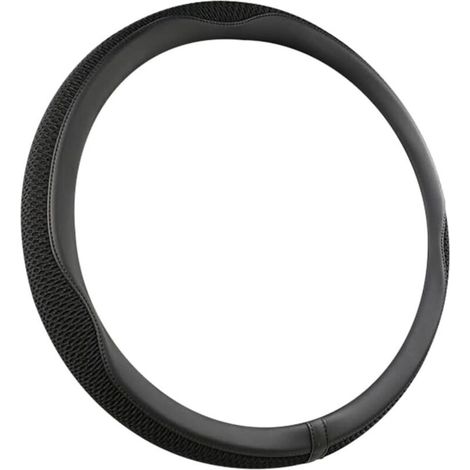 Couvre Volant Voiture, Housse Volant Respirante Antidérapante pour Le Sport, Respirant Microfibre Cuir Couvre Volant, Housse Volants Voiture Accessoires D'intérieur Protecteurs(Noir) (1/5)