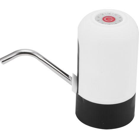 Pompe à eau électrique USB pour bouteille, distributeur d'eau potable pour bureau et maison, blanc