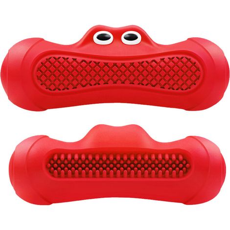 Jouet de rugby pour animaux de compagnie, jouet de dentition en caoutchouc naturel, prêt à l'emploi, résistant aux morsures, nettoyage des dents, jouet à mâcher pour chien (1/5)