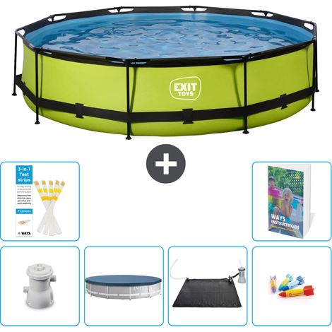 Exit Pool Rund - 360x76 cm - 7-teilig S211
