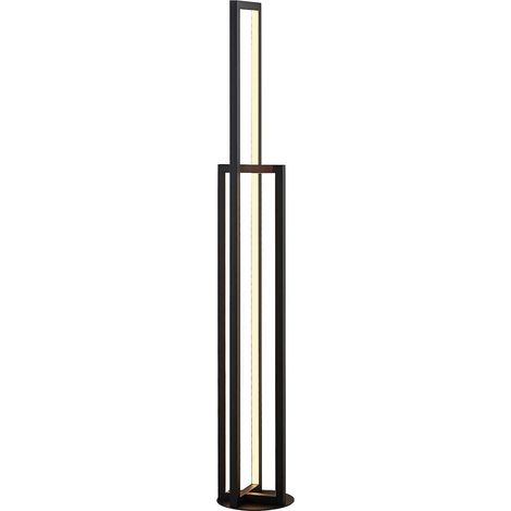 LED Stehlampe "Hylda" aus Aluminium dimmbar für Wohnzimmer & Esszimmer von Lucande (1/5)