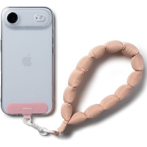 Ringke-Halter & Handschlaufe für Pufferjacken, florales Rosa (1/5)