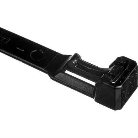 Brida reutilizable para cables 250x7,5 mm negra BMWN5352E /100 unidades/