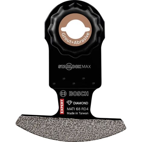 Bosch Professional 1x Lame per Utensili Multifunzione Expert Corner Blade MATI 68 RD4 per Malta, Lunghezza 30 mm, Larghezza 68 mm, Accessorio Utensile Multifunzione (1/4)