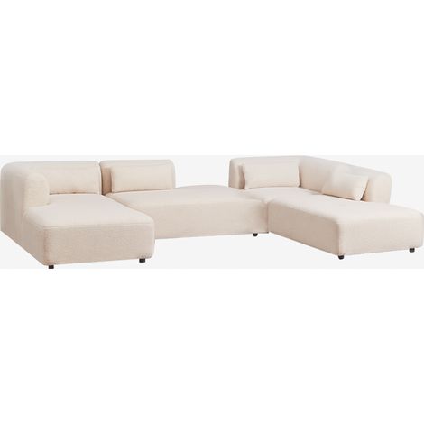 SKLUM Fogler 4-teiliges modulares Sofa mit Chaiselongue links und Doppel-Chaiselongue                                   