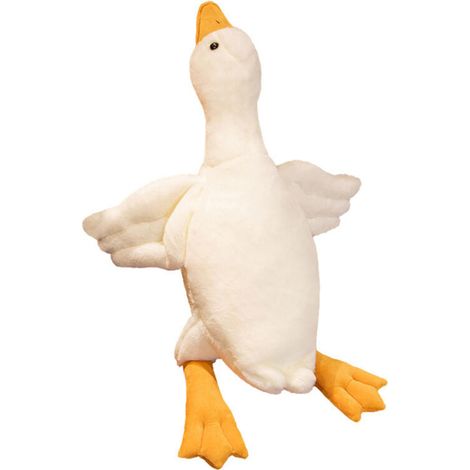 Oie Peluche - 50 cm - Coussin Décoratif Forme D'oie - Pour Canapé Lit Chambre Enfant Adulte - 1 Pièce (1/5)