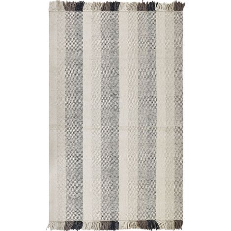 Teppich EMIRLER Weiß 160 x 230 cm Wolle