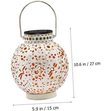 QORVA-Lanternes solaires portables - Lanternes de camping - Lanternes solaires portables - Éclairage de jardin - Lanternes de jardin - Quincaillerie (1/3)