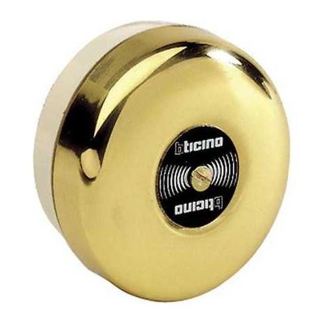 33N Suoneria a Timpano 8/12V Ac Bronzo (1/2)