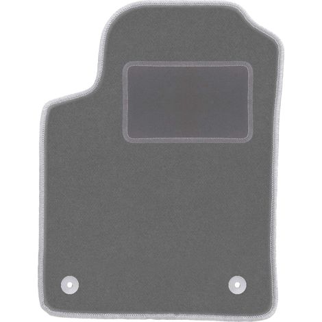 Fahrermatte aus Samt für: Lancia Delta III Schrägheck (2008–2014) Graphit (1/5)