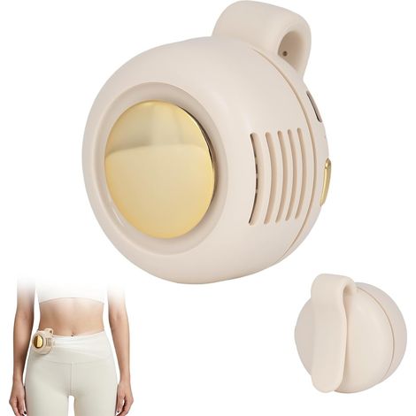 Ventilateur à clip sans pales – Ventilateur à clipser à 3 vitesses pour vêtements, ventilateurs portables rotatifs à 360°, ventilateurs de taille mains libres rechargeables par USB pour cou/col (1/5)