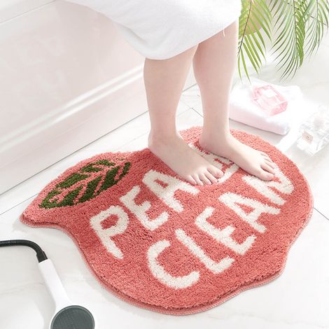 Tapis D'Entrée - Tapis De Salle De Bain - Polyester - Non Glissant - 55 X 63 Cm Ou 46 X 76 Cm - 1,5 Cm D'Épaisseur - 1 Pièce (1/4)