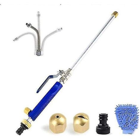 Set mit 6 Hochdruck-Spritzpistolen für Garten- und Auto-Hochdruckreiniger (blau) (1/5)