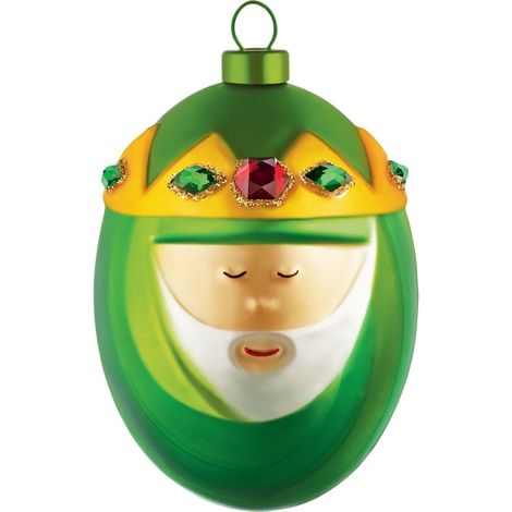 Boule de Noël, Verre Soufflé, Multicolore (1/2)