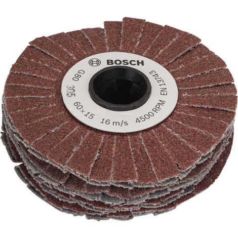 Bosch Schleifwalze (Flexibel), 15 mm, 80, für PRR 250 ES