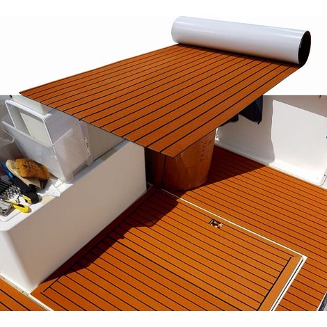 Generischer rutschfester Schaumstoff Eva Marine Matte Retro Teak, synthetisch, für Boote