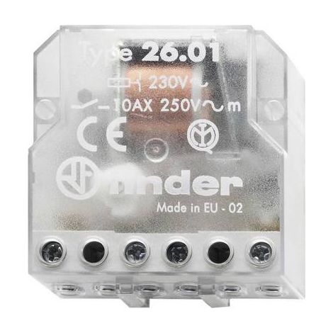 TELERUPTEUR BOITE 48VAC 1NO 10A FINDER 237985 (1/2)